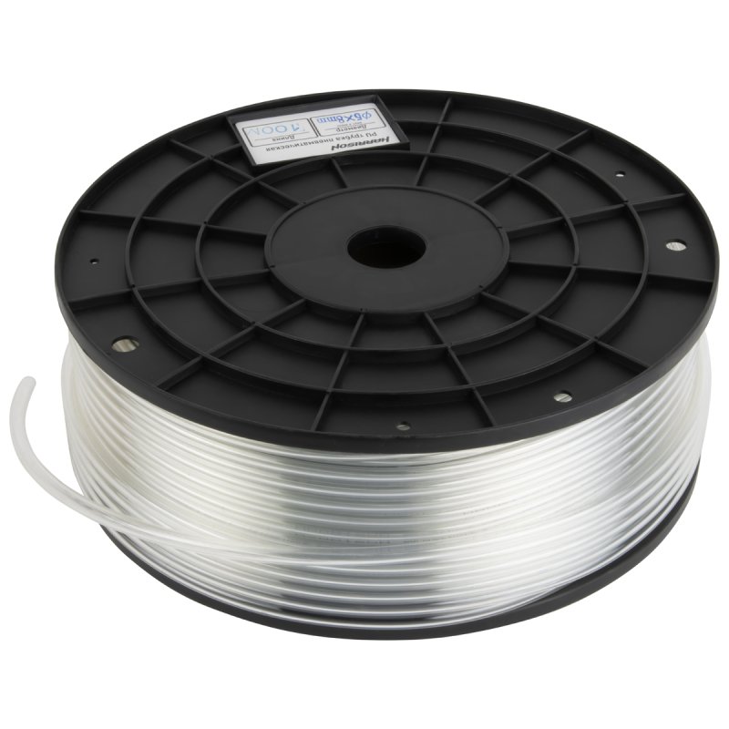HUS0508-CL Трубка бесцветная Harrison PU 5х8 мм, длина 100 м