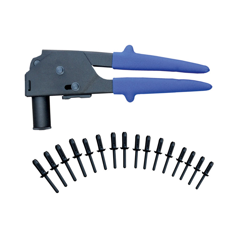 WDK-65644 Ручной заклёпочный пистолет для работы с пластиковыми заклёпками. Wiederkraft