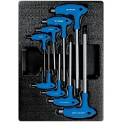 KING TONY Набор L-образных ключей Hex, ложемент, 8 предметов KING TONY 9-22108MR