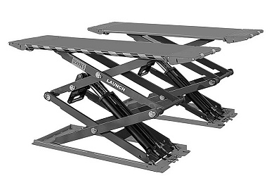 Ножничный подъемник для слесарных работ, напольный, Launch TLT-635AF (серый)