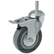 SCtgb 25 Аппаратная колесная опора с тормозом с.р. с болтом м10 д50 (VILS)