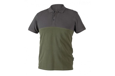 URFT Сорочка поло темно-зеленая/темно-серая 2XL (56)