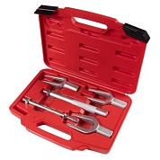 Набор съемников шаровых опор и рулевых наконечников, зев 18, 24, 29 мм, вилки, кейс, 5 предметов МАСТАК 100-55005C