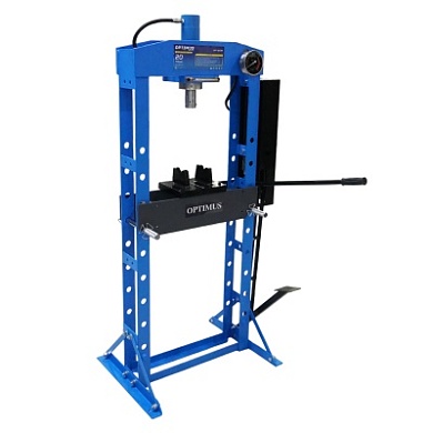 OPT-220KF Пресс гаражный 20 т, сварная рама, ножной привод OPTIMUS