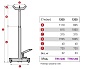 MEGA TRS1200 Стойка гидравлическая г/п 1200 кг.