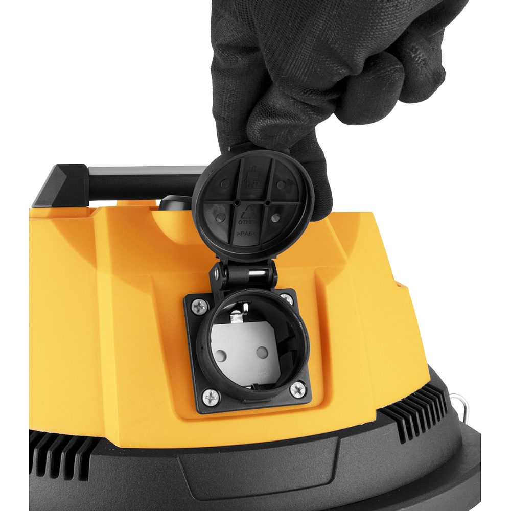 WDK-DUSTER L+ Промышленный пылесос 1600 Вт / 30 л, с подключением электроинструмента