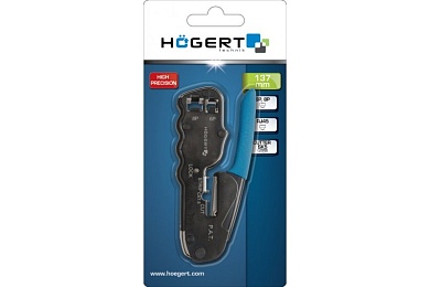 HOEGERT Пресс-клещи для телефонных наконечников 6P, 8P, RJ45