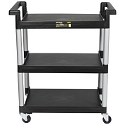 OPT-809D Тележка пластиковая, 3 полки OPTIMUS