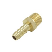 OPT-72008HHM Штуцер пневматический ёлочка, внешняя резьба 1/4", 8 мм OPTIMUS