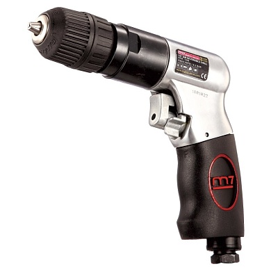 Дрель пневматическая 10 мм, 1800 об/мин., реверс, быстрозажимной патрон MIGHTY SEVEN QE-331