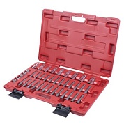 Набор торцевых головок и насадок для обслуживания амортизаторов, кейс, 39 предметов МАСТАК 100-10039C