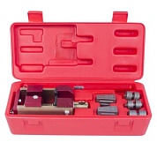 Приспособление для развальцовки тормозных трубок, 4,75, 6 мм, кейс, 7 предметов МАСТАК 102-10046C