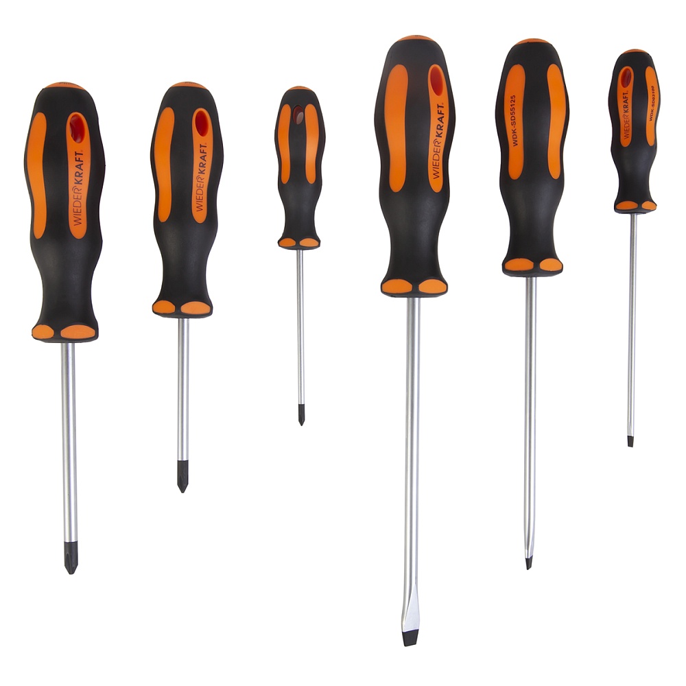 WDK-SD1006 Набор отверток PH/SL, 6 предметов Wiederkraft