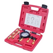 Компрессометр бензиновый, 0-21 атм, кейс, 8 предметов МАСТАК 120-10821C
