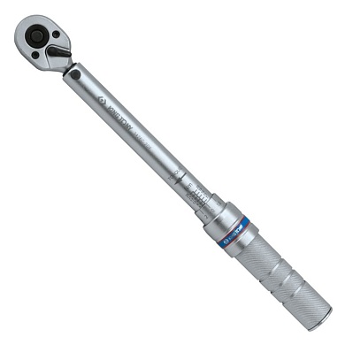 Динамометрический ключ 1/4", 5-25 Нм, "COMPACT", для левой и правой резьбы, футляр KING TONY 3426C-2DF