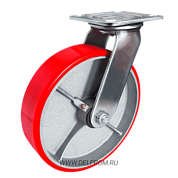 SCp 80 Большегрузная полиуретановая поворотная колесная опора д200 (VILS)