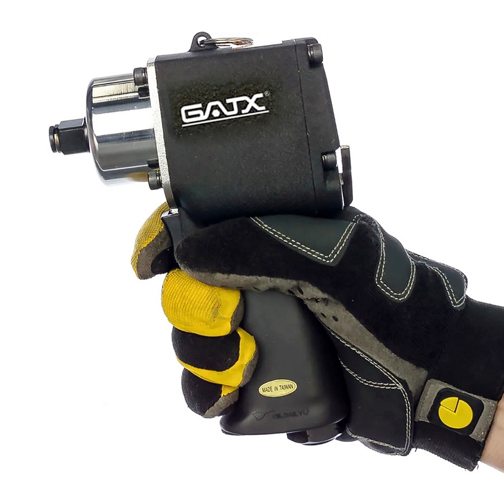 GP-2424 Ударный реверс. пневмогайковёрт, 3 ск.вперед и 3 назад,квадрат 1/2"кр.мом. 678Нм, 160л/мин Wiederkraft