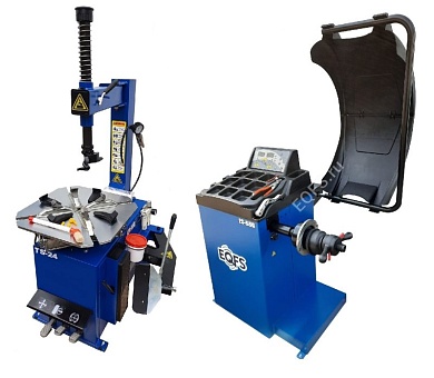 Комплект шиномонтажного оборудования TS-24 Станок шиномонтажный легковой+ ES-550 Балансировочный станок