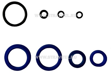Ремкомплект гидроузла JC, 28 мм (резина)