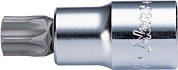 Торцевая головка короткая 1/4" TORX Т15, 2024T15, Hans
