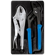 KING TONY Набор переставные клещи и зажим, ложемент, 2 предмета KING TONY 9-40102GP