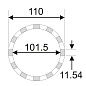 Съемник гайки задней оси 3/4” 101.5мм 12PT (MERCEDES) JTC