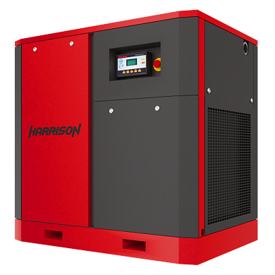 HRS-955600 Винтовой компрессор с прямым приводом Harrison: 5600 л/мин, 12 бар, 45 кВт