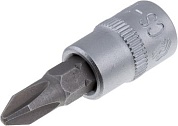 Торцевая головка с битой крестовой отвертки 1/4" PH2, СТАНКОИМПОРТ, CS-14.12.PH2