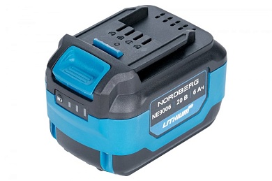 Аккумулятор Li-ion, 20 В, 6 А·ч NORDBERG NE9006