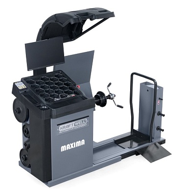 KraftWell MAXIMA KRW245TE Балансировочный станок с ЖК монитором 21,5" для колес грузовых автомобилей полуавтоматический