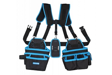 HOEGERT Рабочий пояс со шлейками, 23 кармана